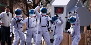 Kızak yok market arabası var