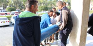 Mahkemeye oksijen tüpüyle gelebildi