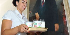 DP-UG’den CTP heyetine sıcak süt ve yoğurt