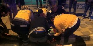 Kazada motosiklet sürücüsü ağır yaralandı