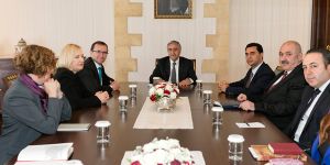 Akıncı, Eide ile bir araya geldi