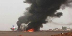 Güney Sudan'da uçak düştü