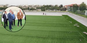 Ortaköy’de zemin seriliyor