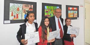 Öğrenciler, “Ülkemizde Üretim” resimleri çizdi