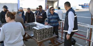 Mülteci aranırken kaçak sigara bulundu...