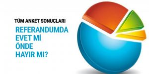 Türkiye referandumu öncesi tüm anketler