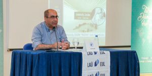 Derviş Zaim, LAÜ’lü öğrencilerle buluştu