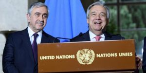 Gözler Akıncı - Guterres görüşmesinde