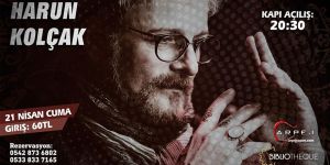 Harun Kolçak, Lefkoşa gecelerinde sahne alacak