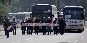 KAR-İŞ MECLİS ÖNÜNDE EYLEM YAPTI
