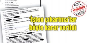 DAÜ VYK tutanakları ORTAYA ÇIKTI