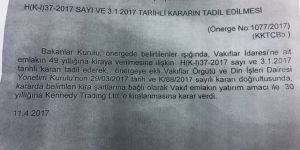 ÇIKARMA PLAJI KARARI GERİ ALINIYOR