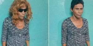 Kadın kılığında firar etmeye çalıştı