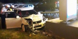 Trafik kazasında bir kişi yaralandı