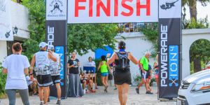 Zorlu yarışta ter döktüler