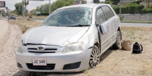 Çembere süratli girdi, takla atarak durdu!