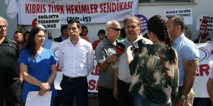 'Sağlık'taki eylem Girne'ye taşındı