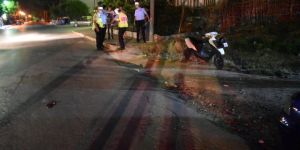 Kasisten geçerken dengesini kaybetti