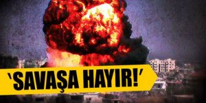 Örgütlerden Savaşa Hayır eylemi