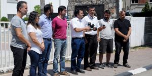 KTÖS ve KTOEÖS'ten meclis önünde eylem