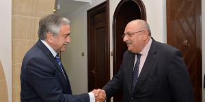 Akıncı, Türkeş'i kabul etti