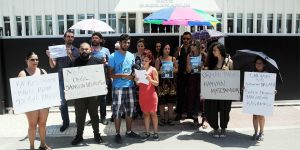 Yangın helikopteri alınması için eylem düzenlendi