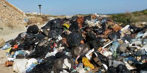 Turizm bölgesinde ÇÖP DAĞI!