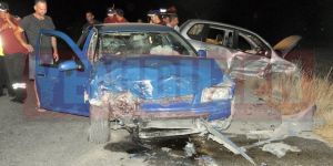 Yeniceköy kavşağında kaza