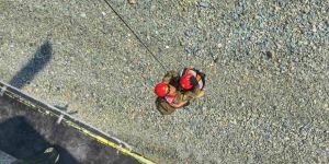 Dağda rehin kaldılar, helikopterle kurtarıldılar!