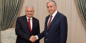 Mustafa Akıncı, Yıldırım'ı kabul etti