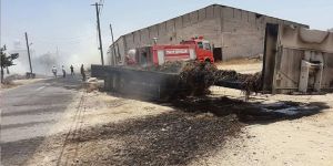 Yiğitler’de korkutan yangın