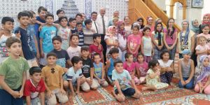 Cami’de dini bilgiler kursu ziyareti!