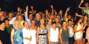 Konser öncesi moral depoladılar