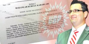 Nazmi Pınar Antalya'da 'memur' oldu