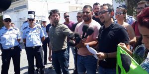 Elçilik önünde 'Nükleere Hayır' eylemi