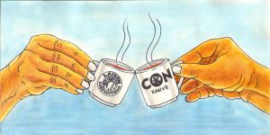 Karikatürler sınır tanımadı