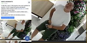 Gözlük hırsızı kameralara takıldı