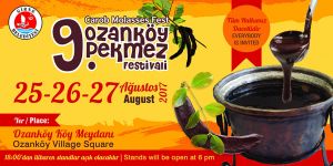 9. Ozanköy Pekmez Festivali 25 Ağustos’ta..