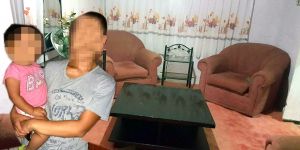 Çocuk anne ve bebeği güvende