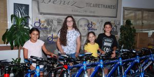 Bisikletlerini Aldılar