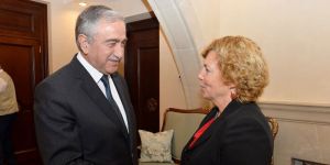 Akıncı, Kathleen Doherty'yi kabul etti