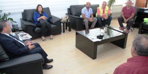 Dürüst, Birleşik Taksiciler Birliği yetkilileri ile bir araya geldi