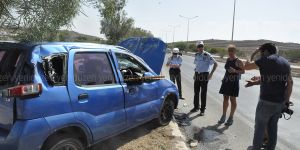 Lefkoşa-Girne anayolunda kaza: 3 yaralı
