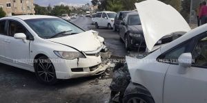 Lefkoşa'da korkutan kaza!