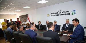 Saner, Türkiye Genç İş Adamları Derneği heyetini kabul etti