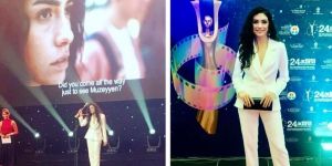 Hazar Ergüçlü 'Umut' verdi