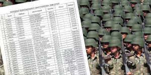 Askerde tayin kararı