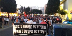 AKEL’den 'Grivas anıtına' karşı eylem