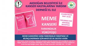 ‘Meme Kanseri Farkındalık Yürüyüşü’ düzenleniyor