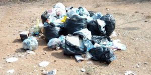 2 ayda 150 poşet çöp!